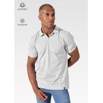 Polo Masculino Cinza Mescla
