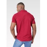 Polo Masculina Bordo