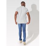 Polo Masculino Cinza Mescla