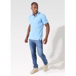  Polo Masculina Azul Bebê