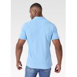  Polo Masculina Azul Bebê