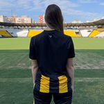 Camisa Feminina Jogo 4 Criciúma 2023 Preta e Amarela Volt