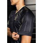 Camisa Masculina Aquece 2024 Criciúma Preto e Ouro Volt