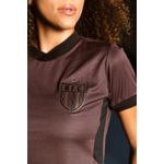 Camisa Feminina Consciência Negra Botafogo Marrom e Preta Volt