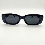 Óculos de Sol HD STORM Design Retangular com Toque Arredondado, Super Leve e Elegante Preto