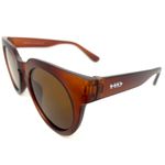 Óculos de Sol HD Owl Marrom em acetato marrom translúcido lentes marrom modelo hype casual.