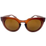 Óculos de Sol HD Owl Marrom em acetato marrom translúcido lentes marrom modelo hype casual.