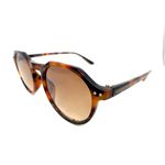 Óculos de Sol Anani HD em acetato cor animal print com as lentes policarbonato degradê marrom