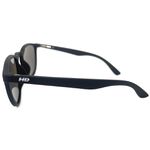 Óculos de Sol Ocean HD em acetato preto fosco com as lentes em azul oceano espelhada