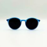 Óculos de Sol HD KEA AZUL Design Translucido, Lentes Redondas Degradê com Proteção UV 400! Azul