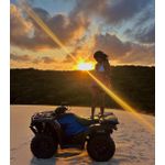 Óculos de Sol HD Oahu Amarelo Fogo – Acetato Preto com Lentes Polarizadas em Policarbonato