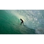 Óculos de Sol Pipeline 2.0.2 HD acetato Preto e verde lentes espelhadas mix esverdeado máscara apoio borracha Preto