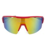 Óculos de Sol Trakker HD acetato Vermelho espelhadas mix azul máscara apoio borracha nasal Vermelho