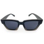 Óculos de sol HD Swell Fumê com armação e hastes em cinza translucido e lentes com proteção UV