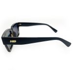 Óculos de sol HD Swell Fumê com armação e hastes em cinza translucido e lentes com proteção UV