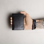 Carteira em Couro Masculina Preta