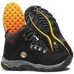 Bota Timberland Hiking Boot Masculino Premium - Preta e Marrom