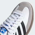 Tênis Adidas Samba Originals Casual Unissex Moda Branco e Preto