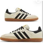 Tênis Adidas Samba Originals Casual Unissex Moda Areia e Preto