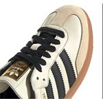 Tênis Adidas Samba Originals Casual Unissex Moda Areia e Preto