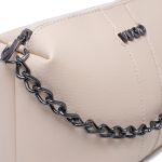 Bolsa Clutch Tiracolo Jade Marfim
