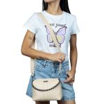 Bolsa Clutch Tiracolo Jade Marfim