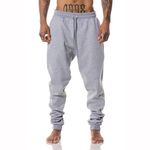Calça Jogger Cargo de Moletom W2 Cinza Masculina 