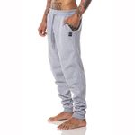 Calça Jogger Cargo de Moletom W2 Cinza Masculina 