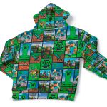 Blusa de Frio Moletom Infantil Grosso Confortável Minecraft Verde