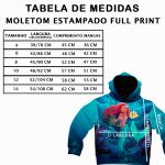 Blusa de Frio Moletom Infantil Grosso Confortável Pequena Sereia Azul