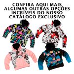 Blusa de Frio Moletom Infantil Grosso Confortável Looney Tunes Colorido