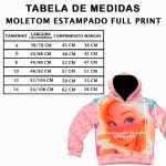 Blusa de Frio Moletom Infantil Grosso Confortável Barbie Rosa