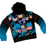 Conjunto Moletom Infantil Blusa de Frio e Calça Personagens Batmam Azul