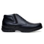 Bota Masculina Walk Gel - Couro Preto