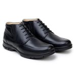 Bota Masculina Walk Gel - Couro Preto