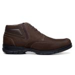 Bota Masculina Walk Gel - Couro Nobuck Marrom