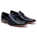Sapato Masculino Loafer Romani - Couro Preto