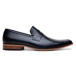 Sapato Masculino Loafer Romani - Couro Preto
