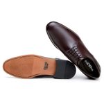 Sapato Masculino Derby Holanda - Couro Chocolate