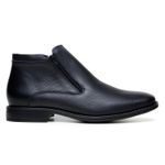 Bota Masculina Ankle Boot - Couro Preto
