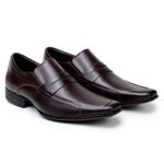 Sapato Masculino Mocassim London - Couro Chocolate