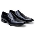 Sapato Masculino Mocassim London - Couro Preto
