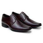 Sapato Masculino Derby London - Couro Chocolate