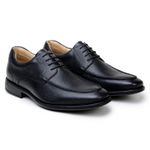 Sapato Masculino Derby Maranelo - Couro Preto
