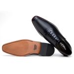 Sapato Masculino Oxford Romani - Couro Preto