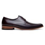 Sapato Masculino Derby Romani - Couro Chocolate