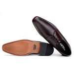 Sapato Masculino Derby Romani - Couro Chocolate