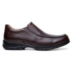 Sapato Masculino Comfort Walk Gel - Couro Chocolate