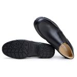 Sapato Masculino Comfort Walk Gel - Couro Preto