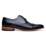 Sapato Masculino Oxford Holanda - Couro Preto